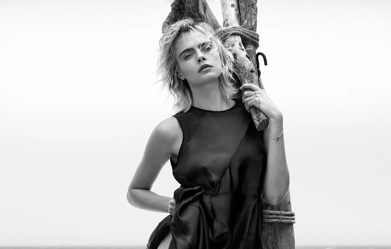 Photo wallpaper model, figure, actress, model, hair, pose, actress, Cara Delevingne