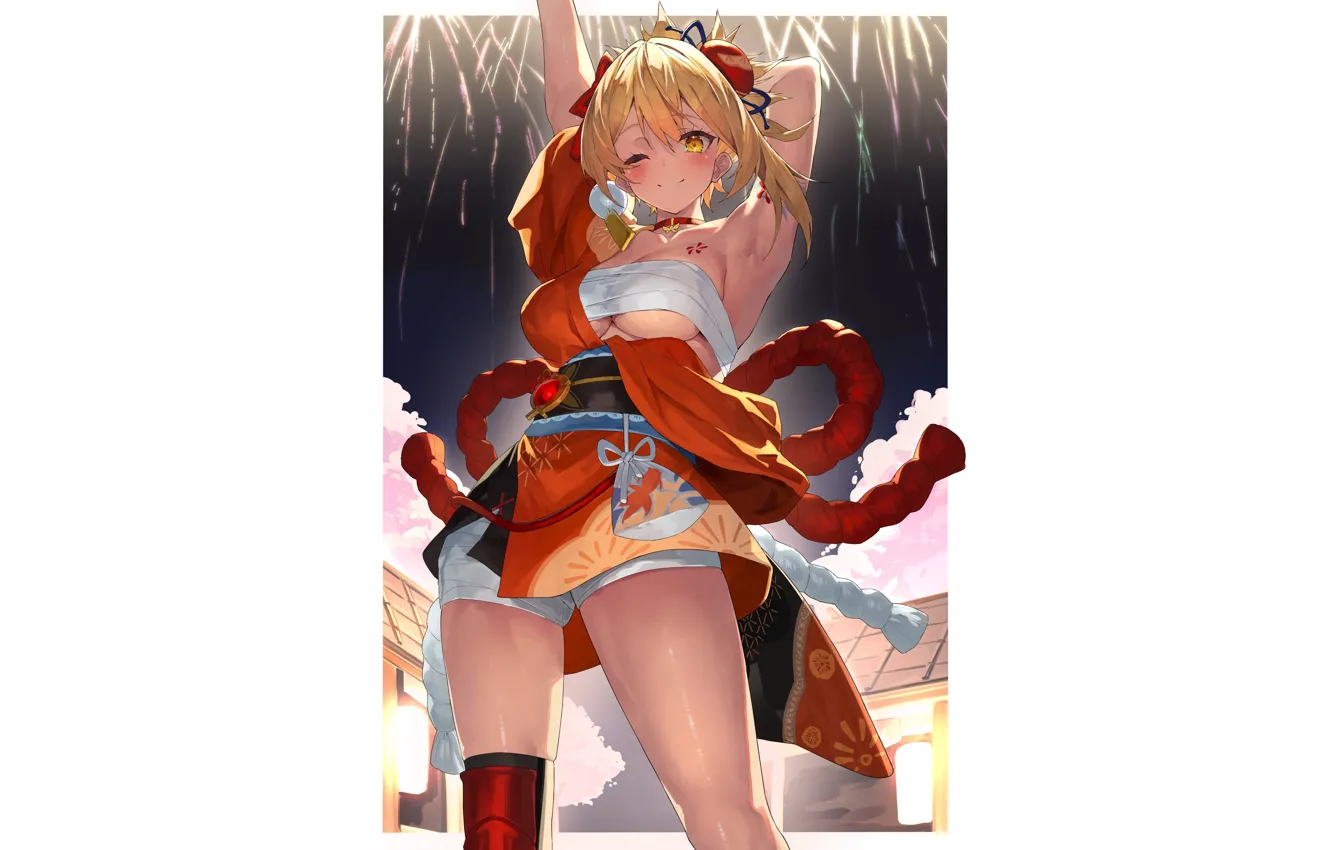 Photo wallpaper kawaii, girl, hot, sexy, Stretch, sexy girl, anime, pretty