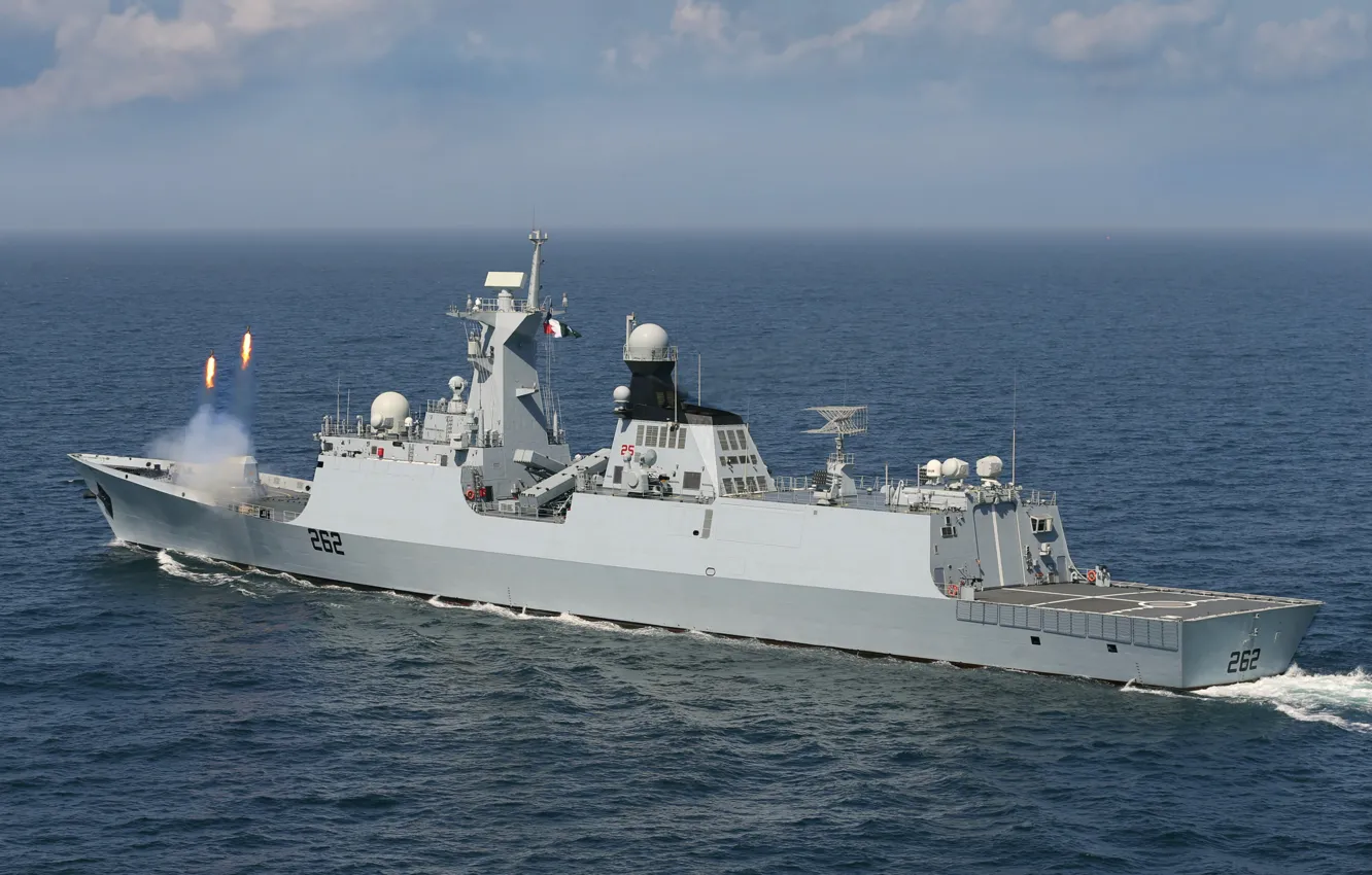Photo wallpaper frigate, Pakistan, PNS Taimur