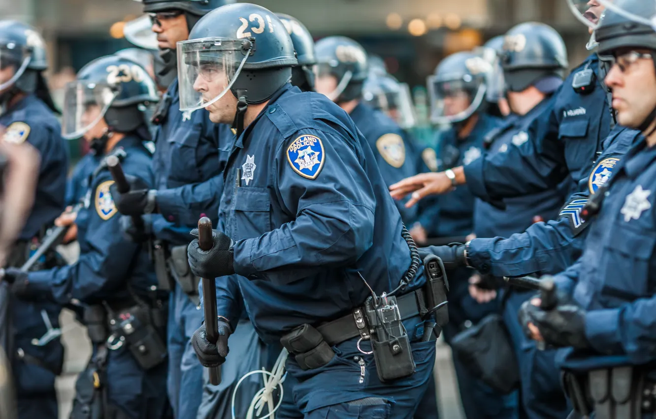 Photo wallpaper background, police, male