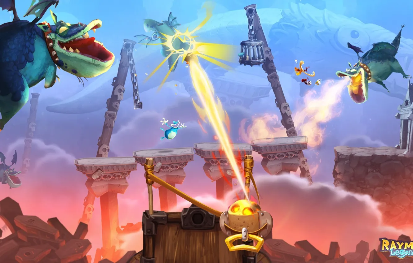 Photo wallpaper Rayman, Montpellier, Rayman legends