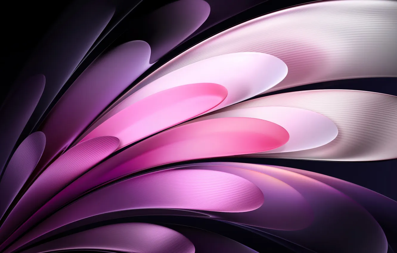 Photo wallpaper abstract, gradient, Dark theme, Vivo Pad