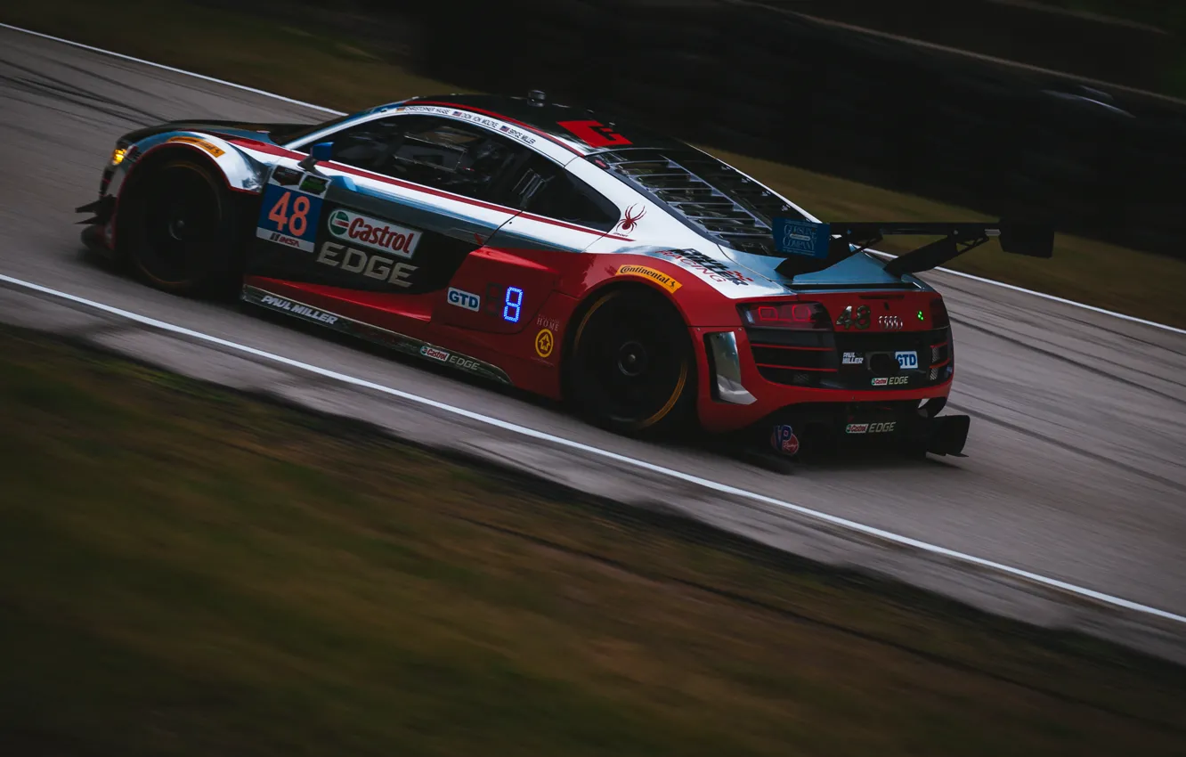 Photo wallpaper Audi, sport, race, LMS