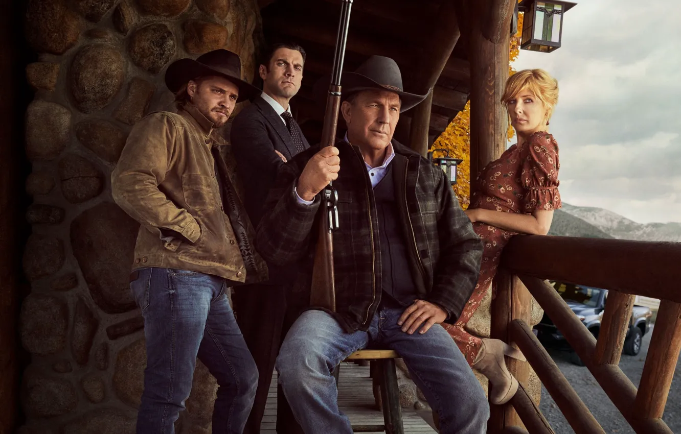 Photo wallpaper hero, the series, characters, Yellowstone, Kevin Costner