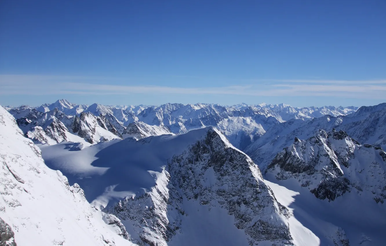 Photo wallpaper Switzerland, Alps, mount Titlis