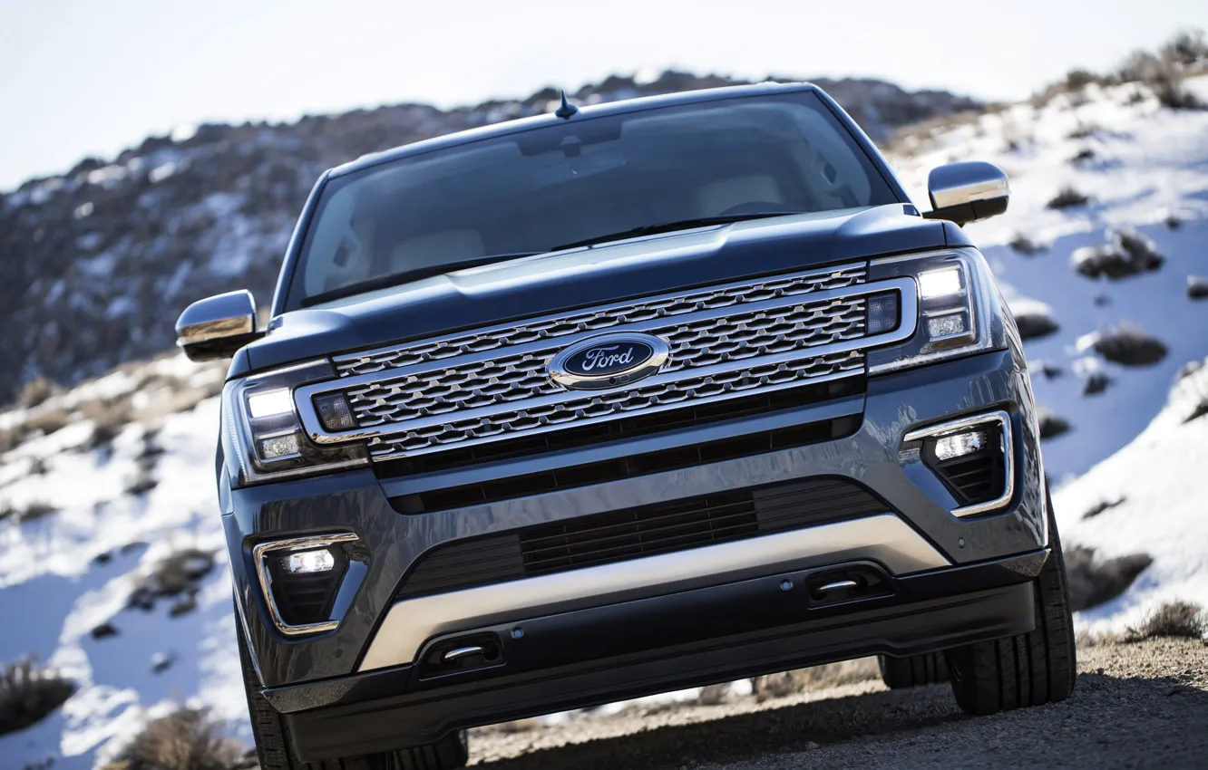 Photo wallpaper Ford, front view, 2018, Expedition