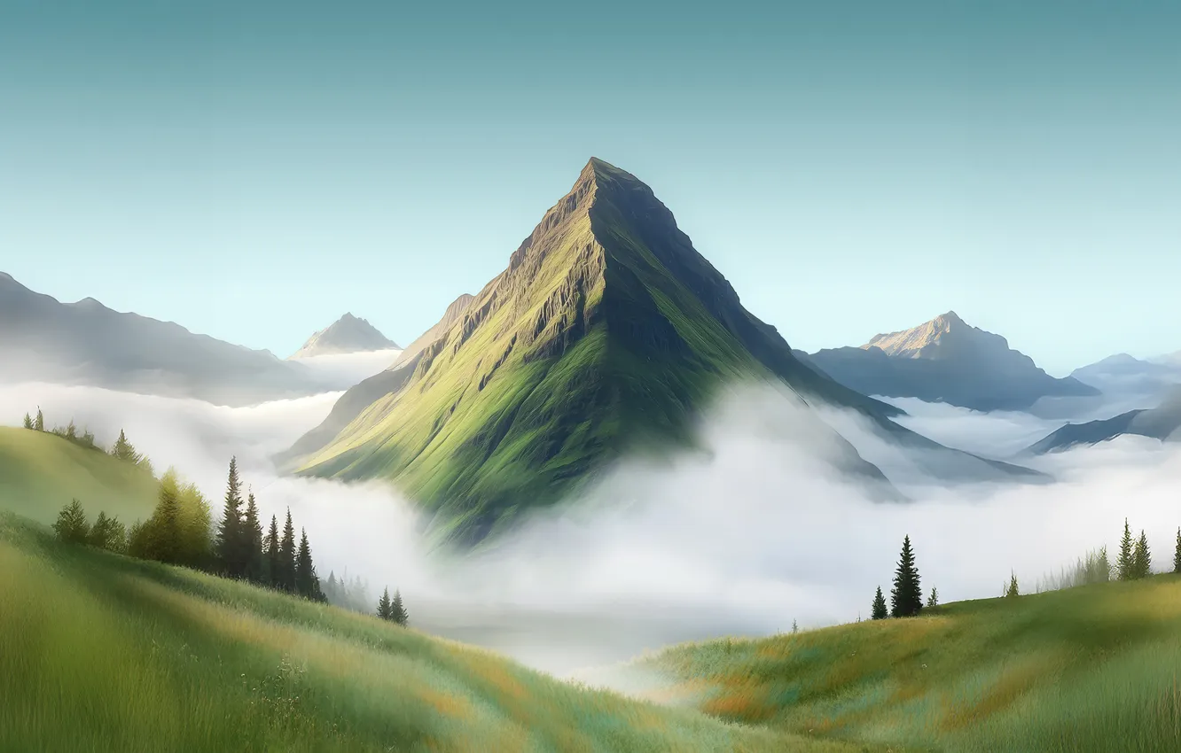 Photo wallpaper Stock, Mountain, Landscape, Honor Magic8