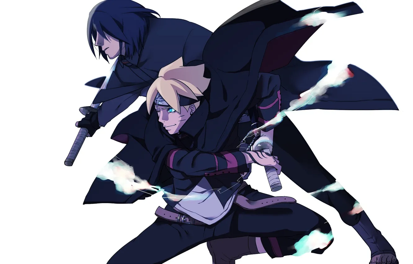 Photo wallpaper anime, Sasuke, Naruto, Boruto, Boruto