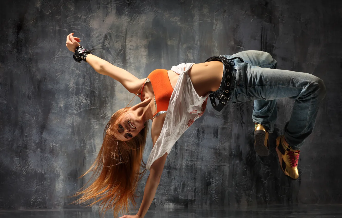 Photo wallpaper Wallpaper, Girl, Dance