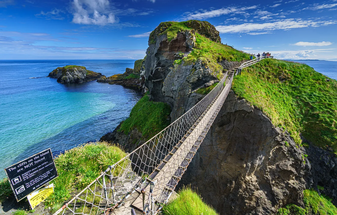 Photo wallpaper sea, wave, the sky, clouds, landscape, nature, rocks, horizon