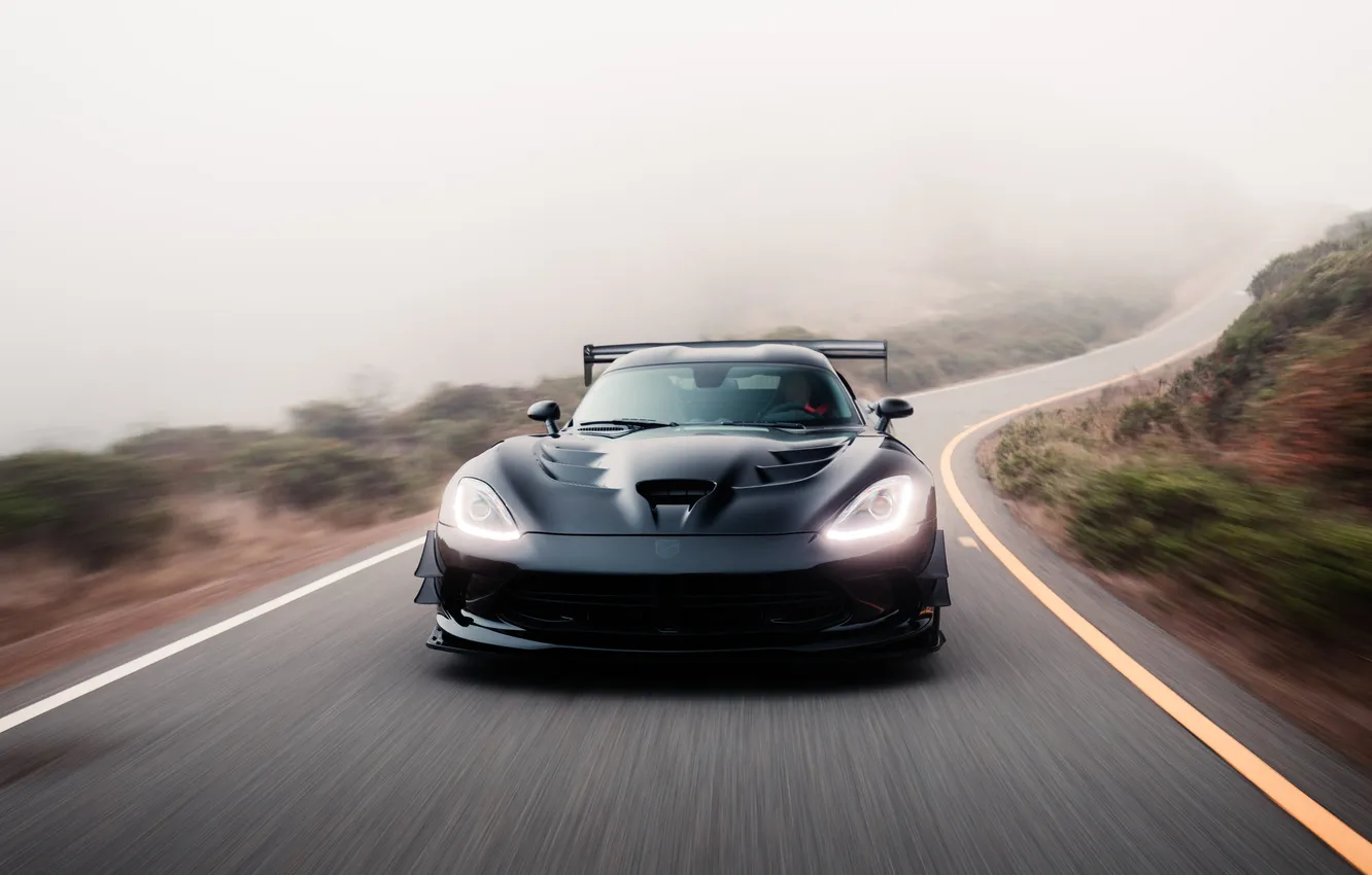 Photo wallpaper car, Dodge, Supercar