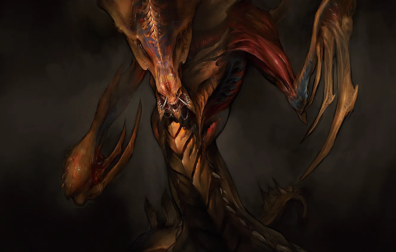 Photo wallpaper monster, starcraft