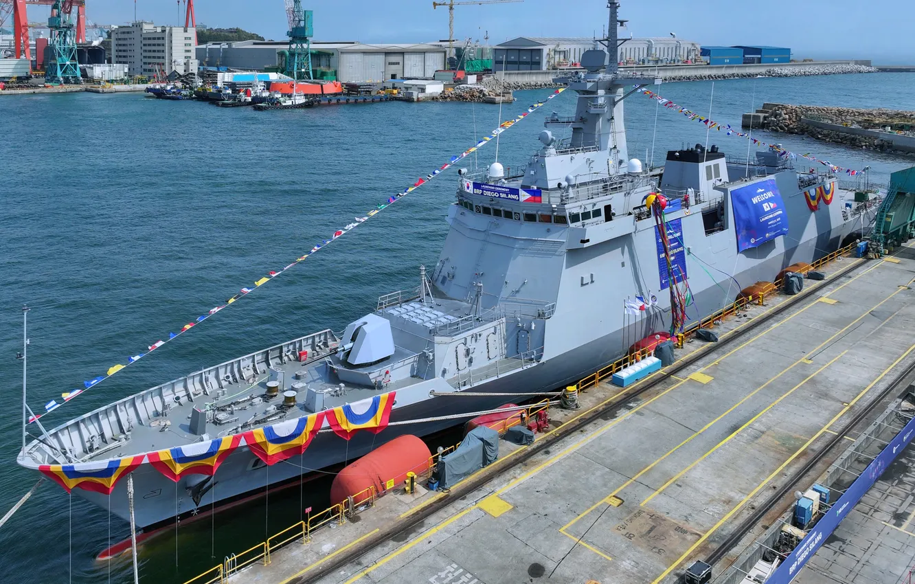 Photo wallpaper frigate, Philippines, BPR Diego Silang
