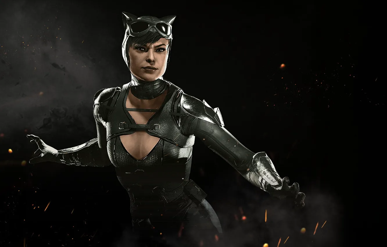 Photo wallpaper game, fighting, Catwoman, Selina Kyle, NetherRealm Studios, Injustice 2