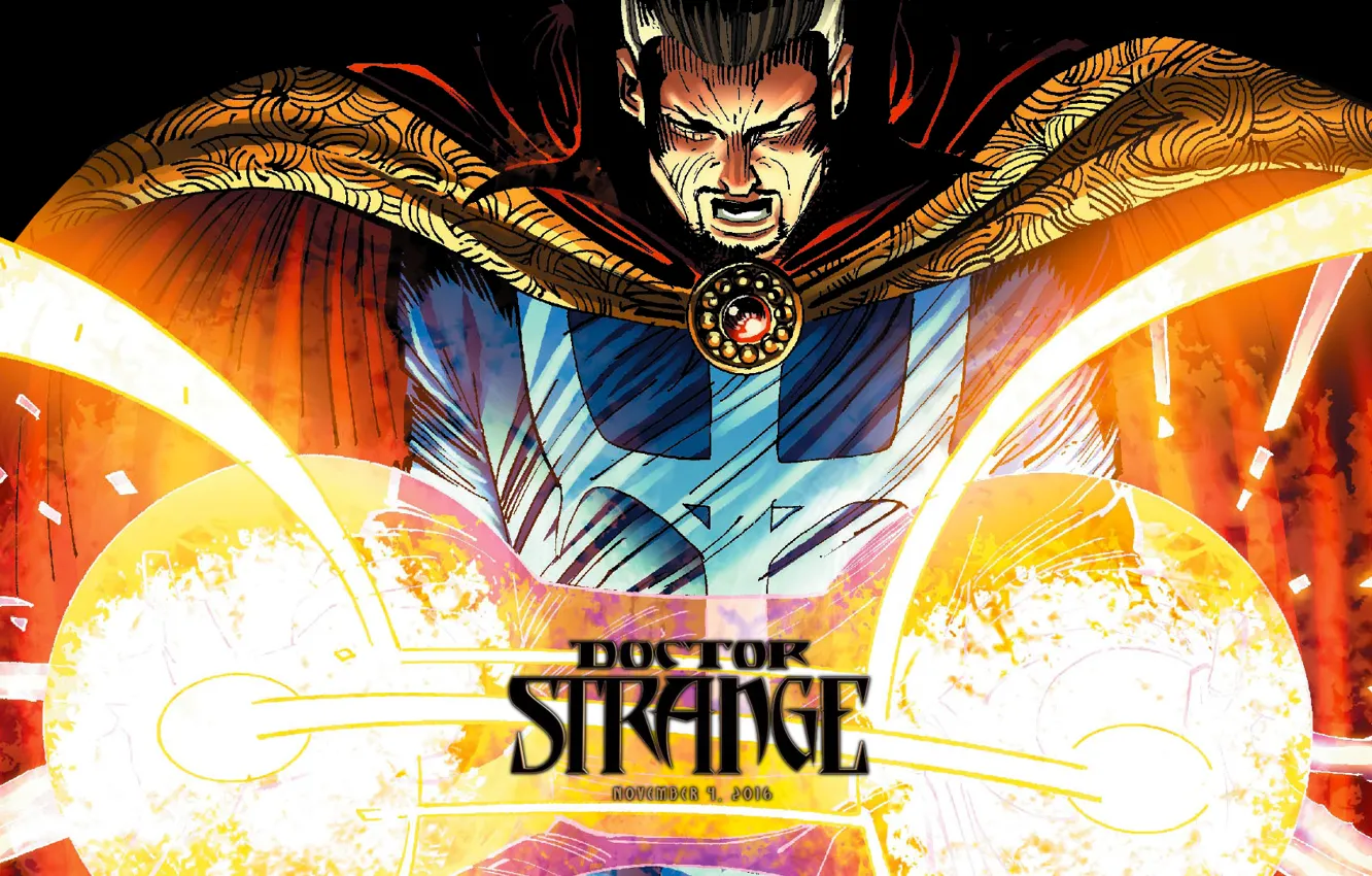 Photo wallpaper Marvel, comics, mage, Doctor Strange