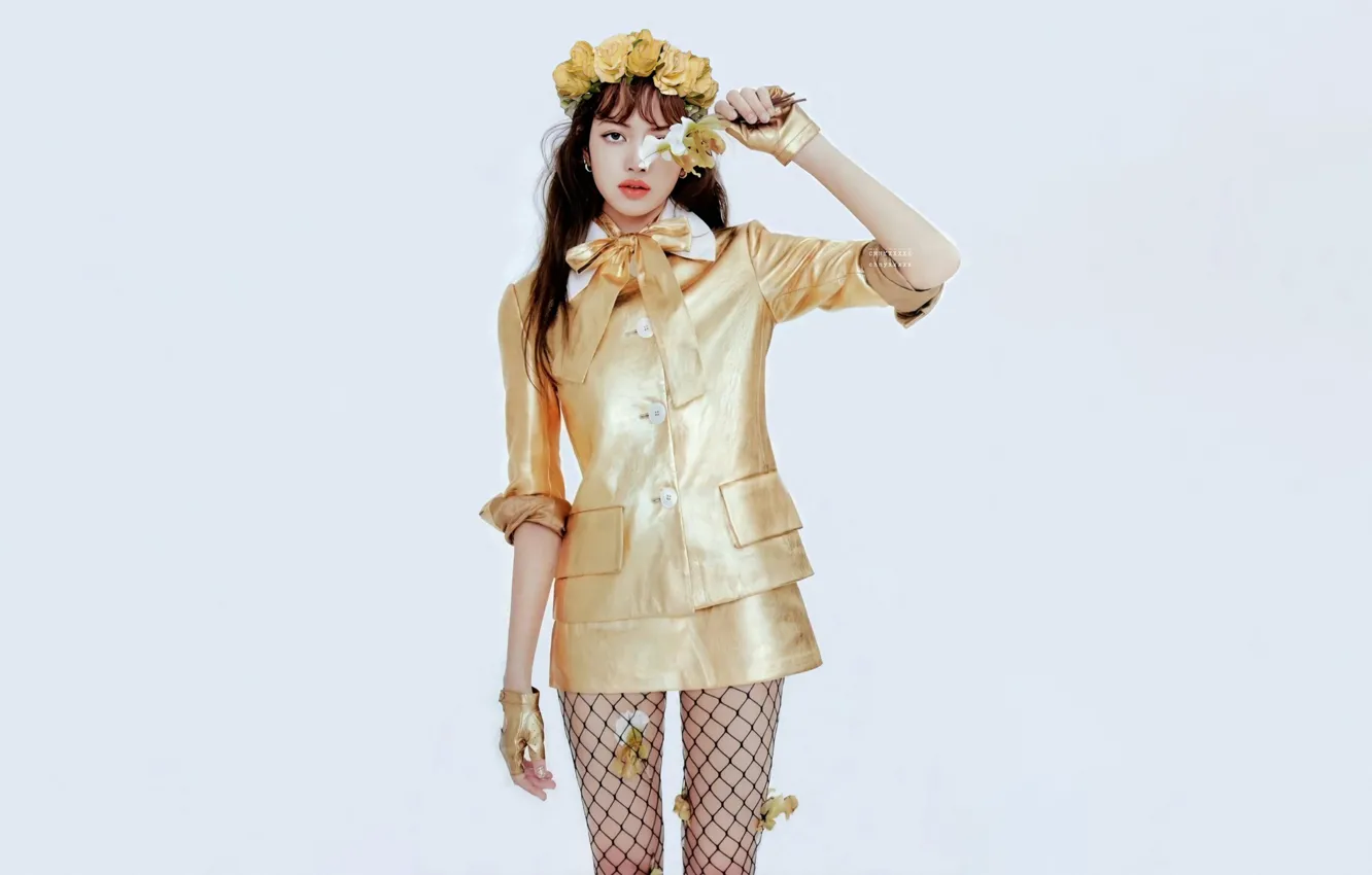 Photo wallpaper Wallpaper for desktop, Kpop, 16:9, Blackpink, 3840x2160, Lalisa Manoban, Fox Manoban, Lalisa Manoban