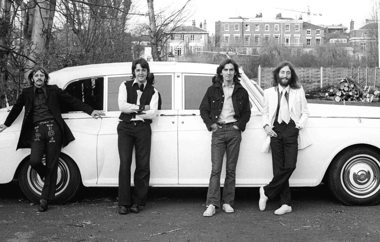 Photo wallpaper The Beatles, musician, legend, The Beatles, Beatles, George Harrison, John Lennon, Paul McCartney