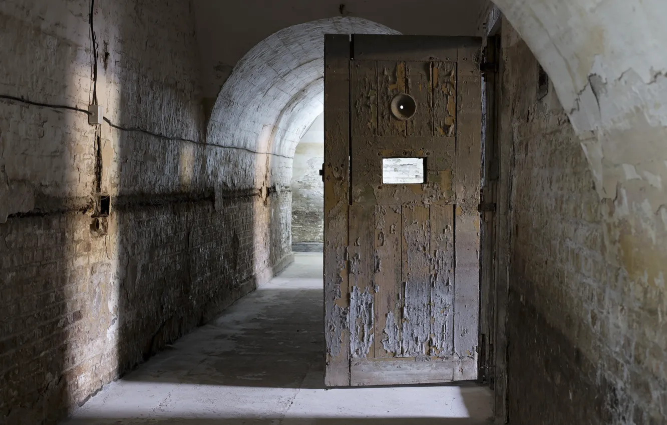 Photo wallpaper wall, the door, corridor