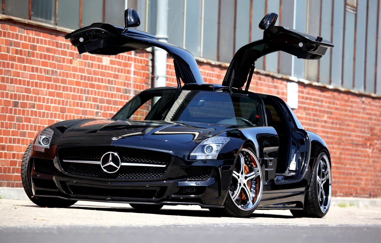 Photo wallpaper cars, mercedes, Mercedes, cars, benz, sls, amg, auto wallpapers