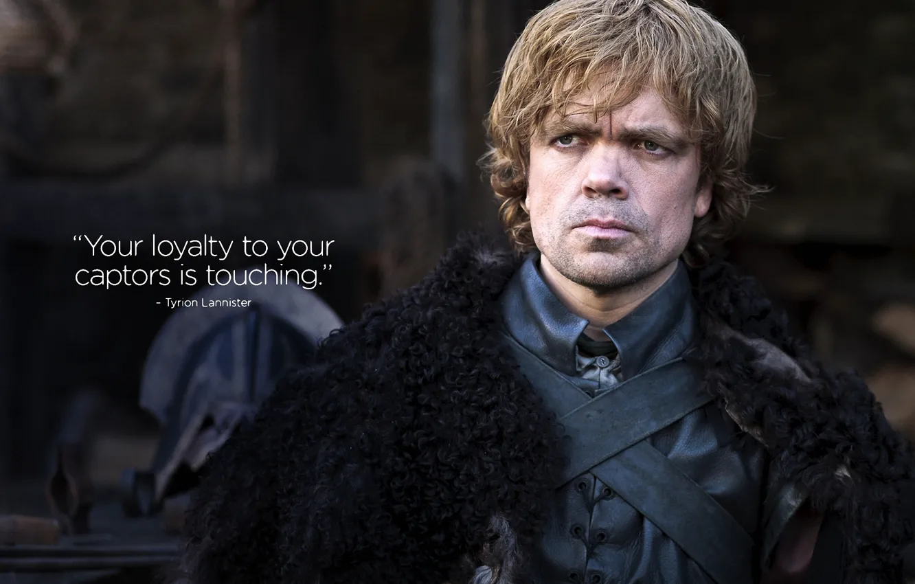 Photo wallpaper look, quote, game of thrones, Game of thrones, dark brown, dwarf, Thereon Lannister