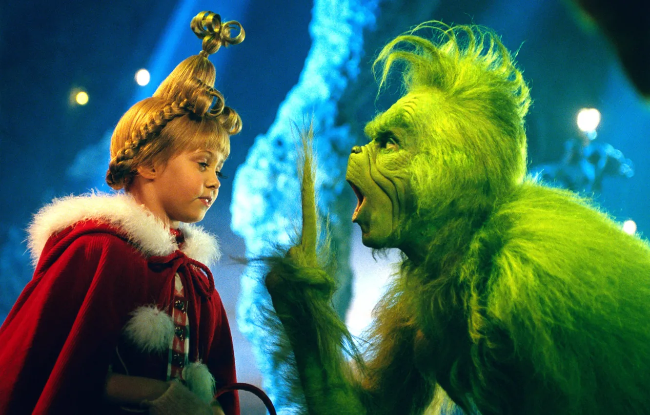 Photo wallpaper new year, tale, Christmas, how the Grinch stole Christmas, Cozy movie, The Grinch