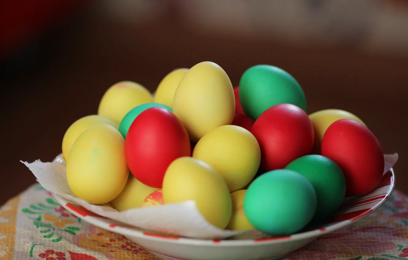 Photo wallpaper background, eggs, Easter