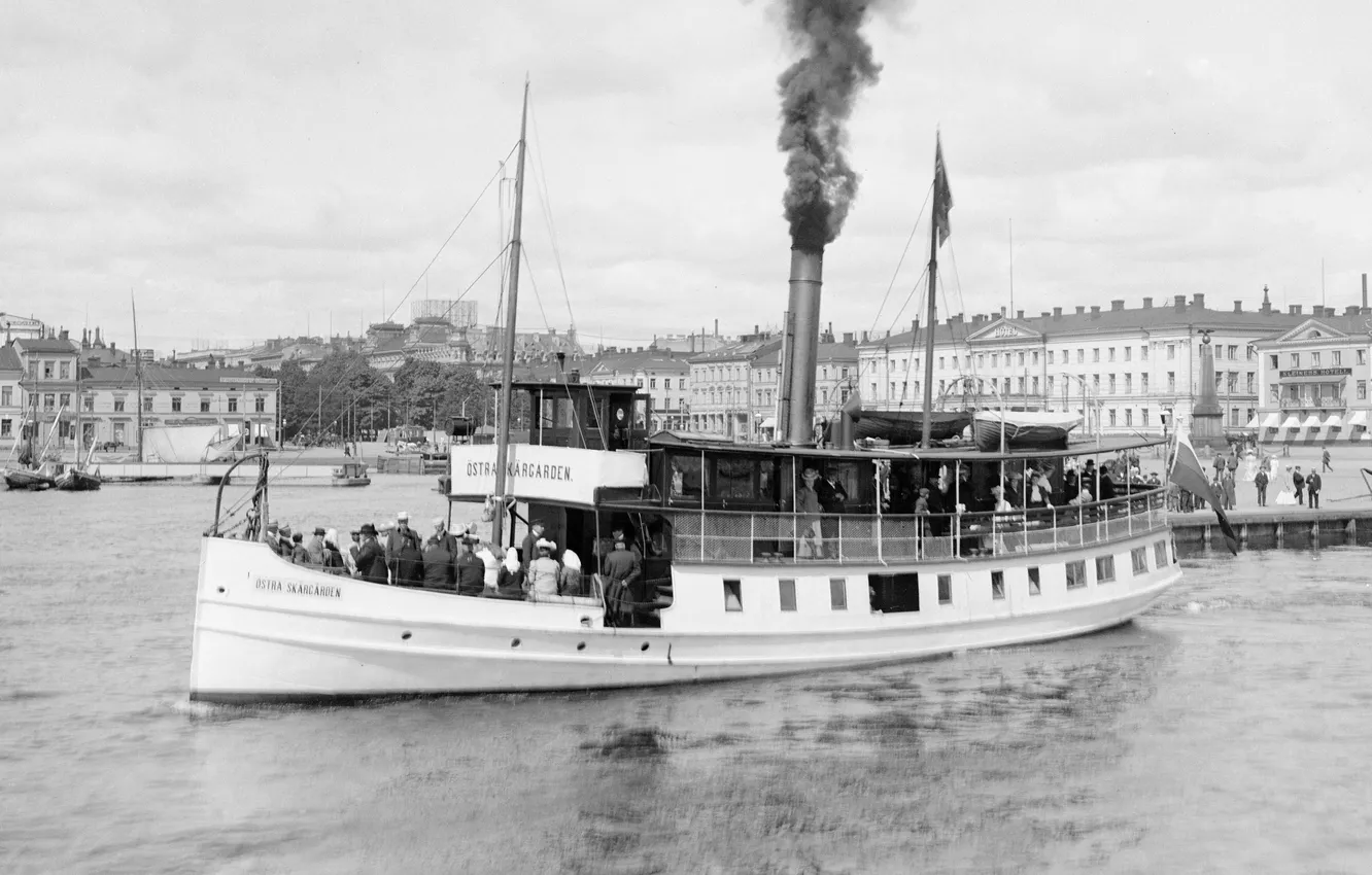 Photo wallpaper landscape, retro, Helsinki