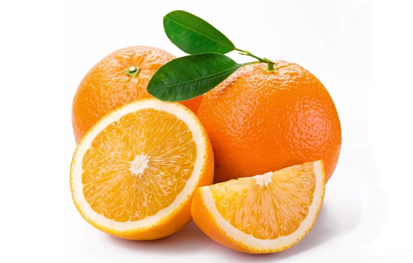Photo wallpaper orange, orange, food, oranges, fruit, vitamins, slices, juicy