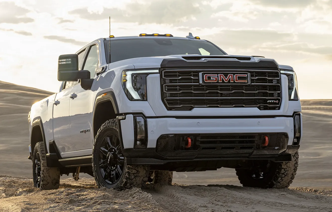 Photo wallpaper power, pickup, GMC, Crew Cab, GMC Sierra 2500 HD AT4