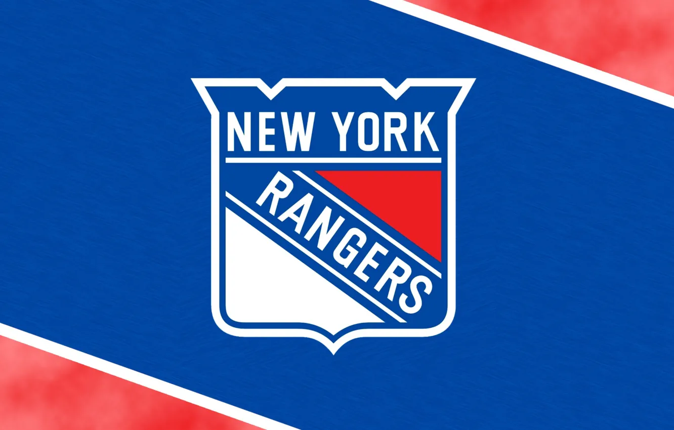 Photo wallpaper logo, hockey, NHL, NHL, New York Rangers, New York Rangers, blue shirts, eastern Conference