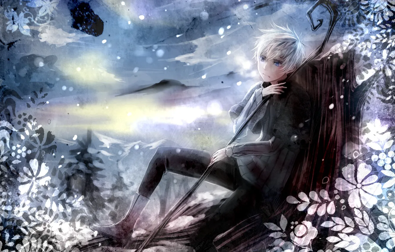 Photo wallpaper art, characters, Rise of the guardians, Jack Frost