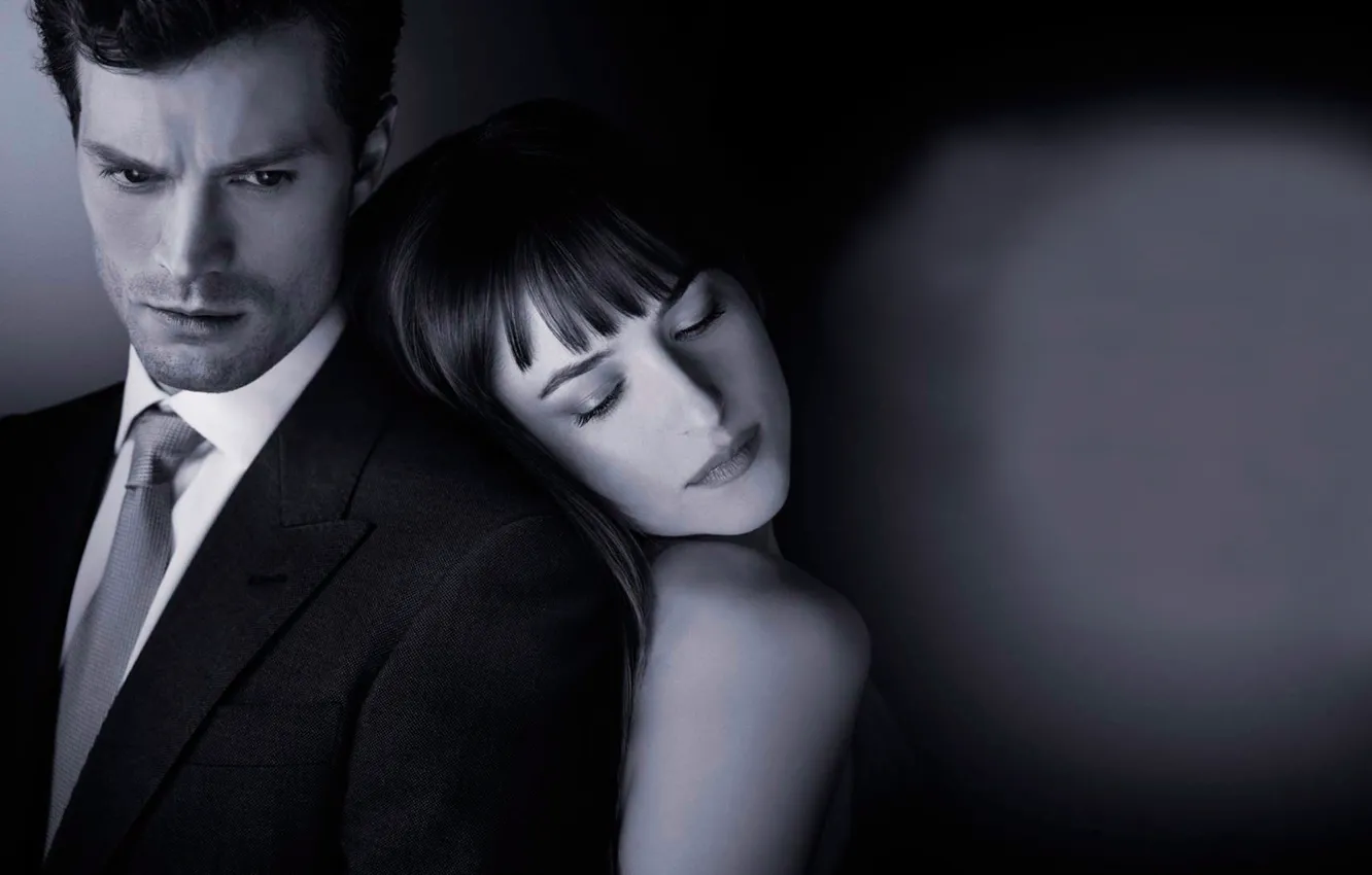 Photo wallpaper Dakota Johnson, Jamie Dornan, Fifty shades of grey, Fifty Shades of Grey, in the film
