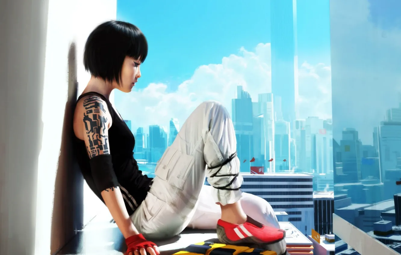 Photo wallpaper Mirror's Edge, Electronic Arts, DICE, Faith