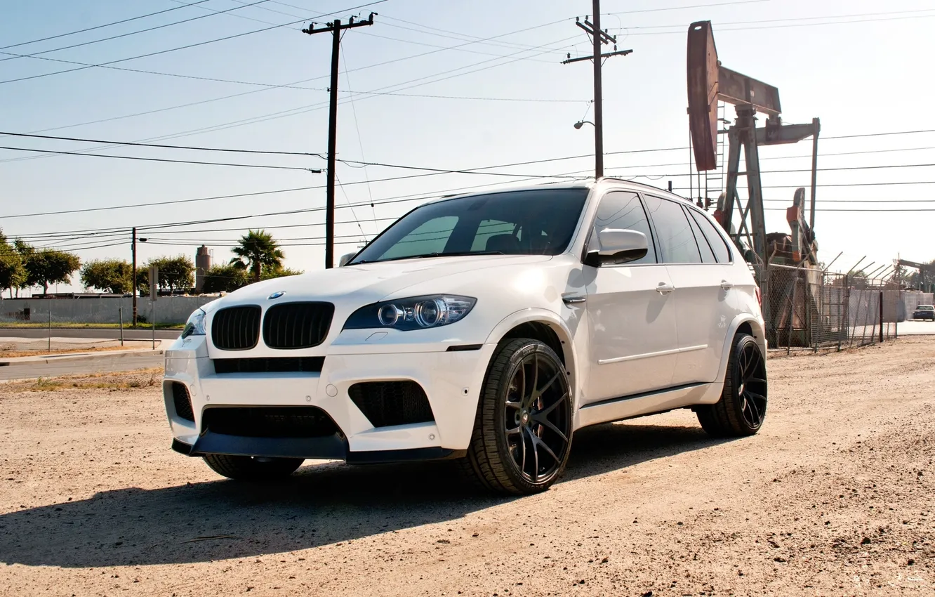 Photo wallpaper sand, white, BMW, shadow, BMW, white, crossover, shadow