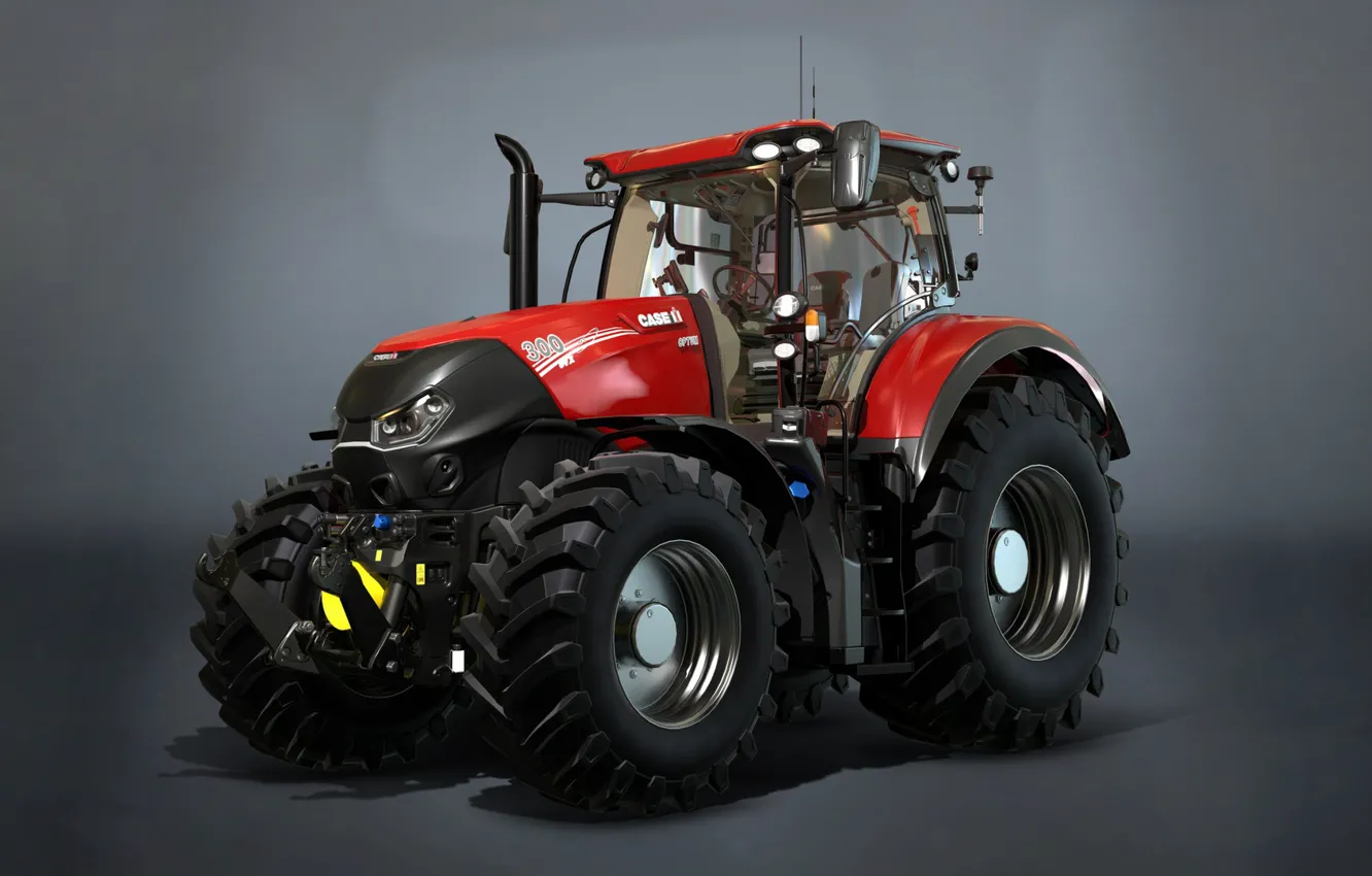Photo wallpaper tractor, Farming Simulator 17, Case IH Optum CVX