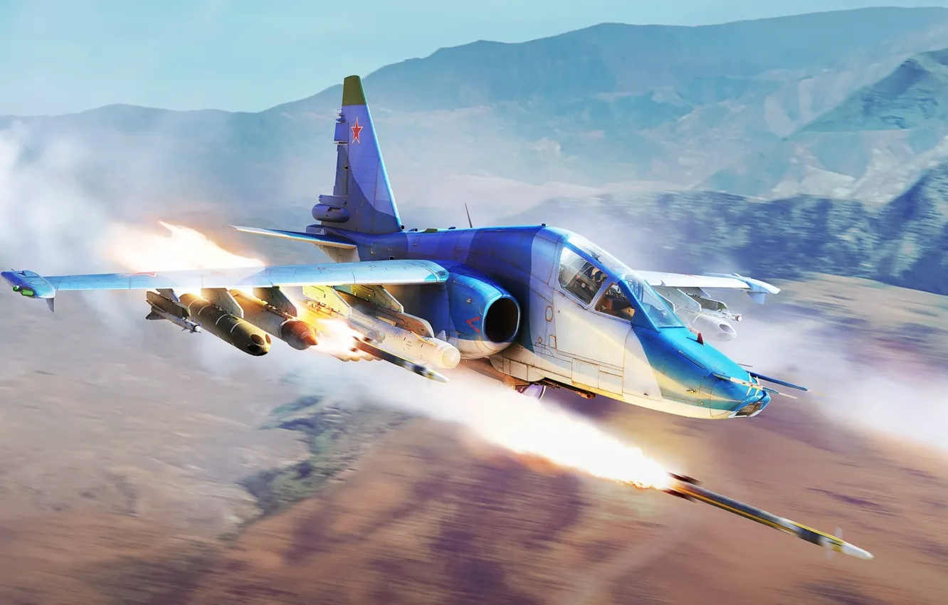 Photo wallpaper The su-39, Su-25TM, OKB P. O. Sukhoi, Front - line attack aircraft, Export option