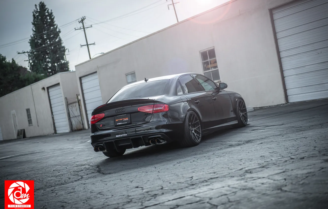 Photo wallpaper Audi, black