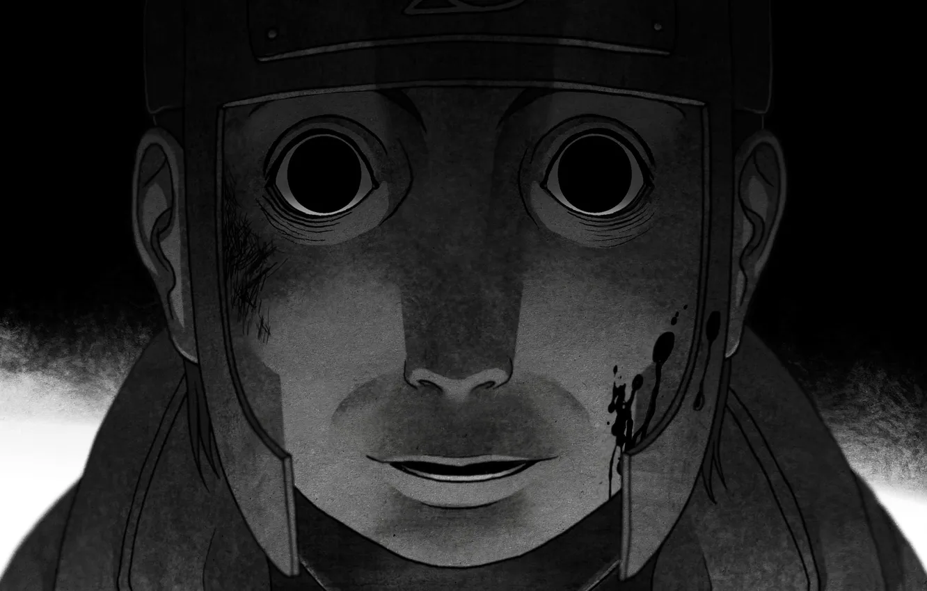 Photo wallpaper face, Naruto, anime, Yamato, shinobi