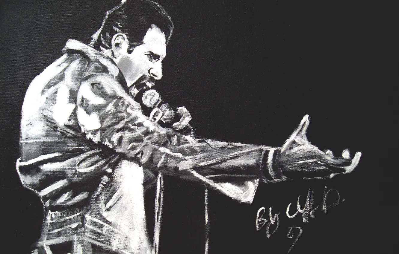 Photo wallpaper picture, Music, Freddie, Freddie, art, queen, Mercury, mercury