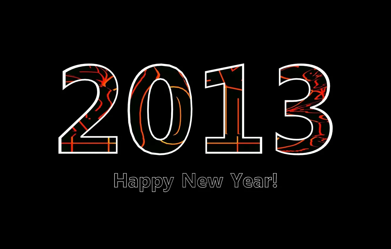 Photo wallpaper holiday, the inscription, new year, Happy New Year, 2013