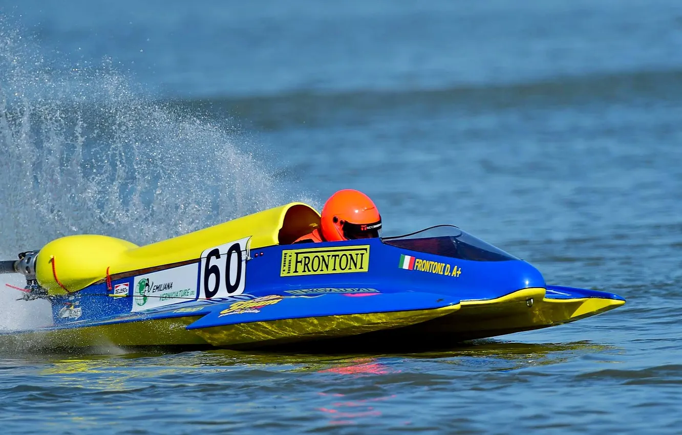 Photo wallpaper race, boat, speed