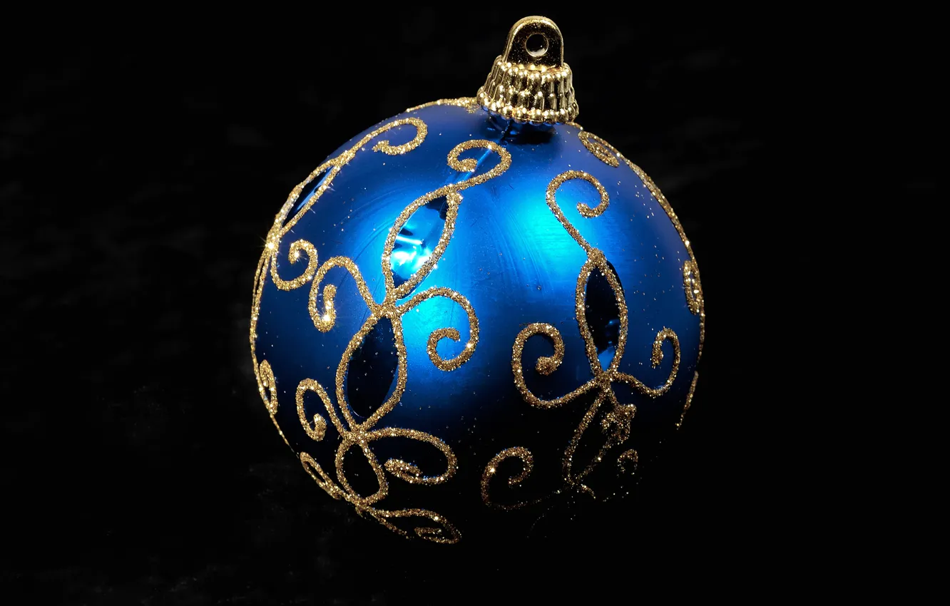 Photo wallpaper macro, decoration, balls, toy, new year, Christmas