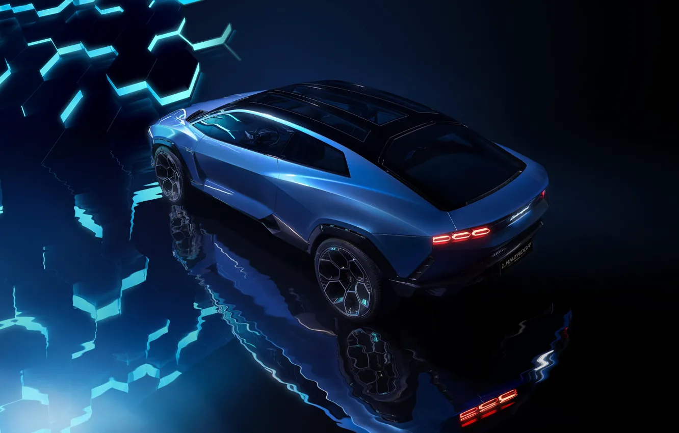 Photo wallpaper Lamborghini, Lamborghini, electric, electric car, Lamborghini Lanzador Concept, Lanzador Concept