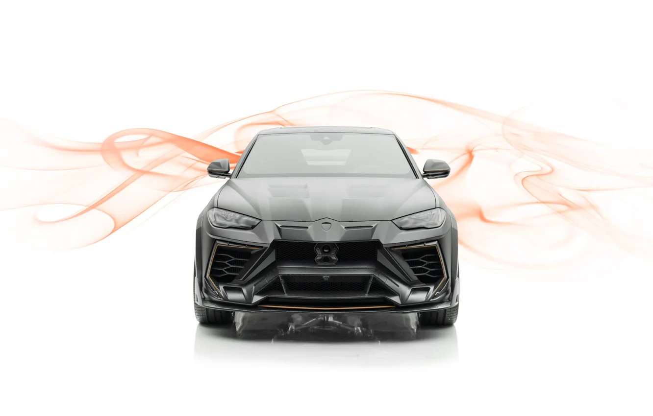 Photo wallpaper Lamborghini, front view, crossover, Mansory, Urus, 2019, Game