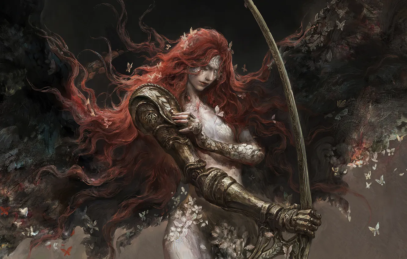 Photo wallpaper From Software, Game Art, Elden Ring, game character, Malenia Blade of Miquella