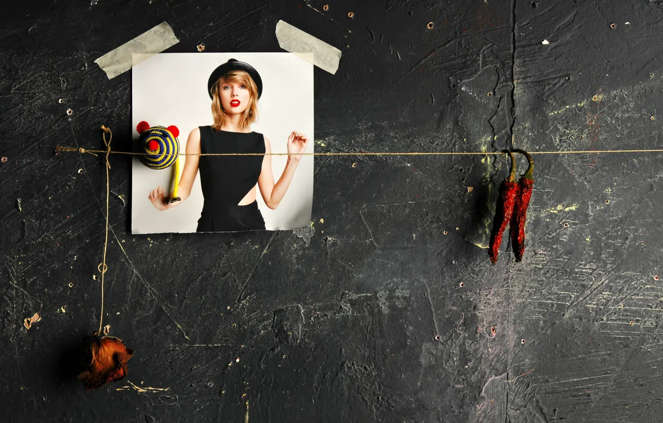 Photo wallpaper red, white, black, still life, Study