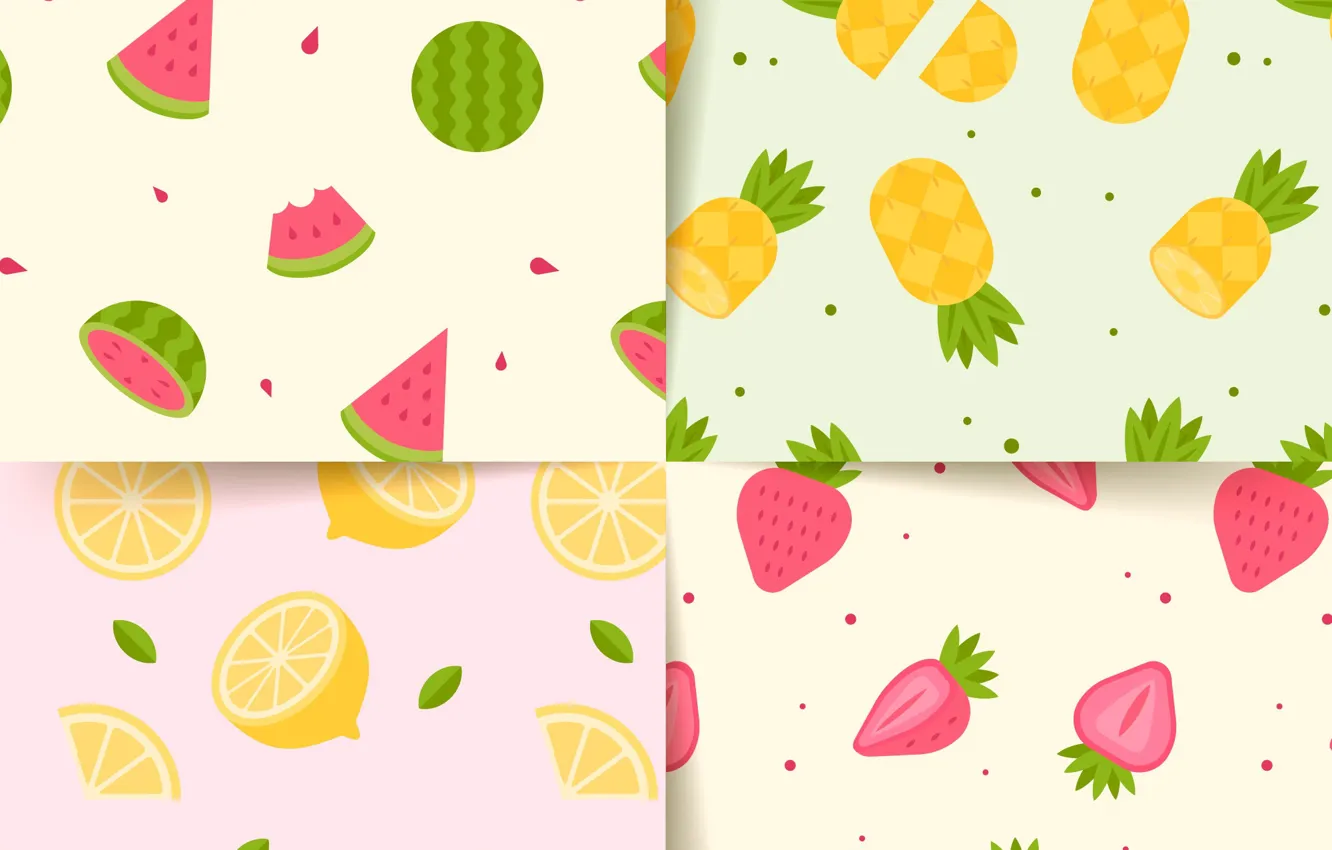 Photo wallpaper background, texture, strawberry, fruit, patterns, Summer, collection