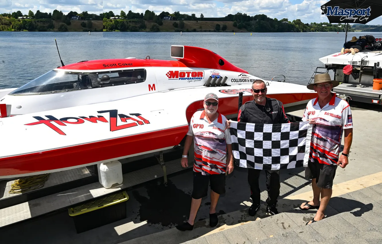 Photo wallpaper race, boat, speed