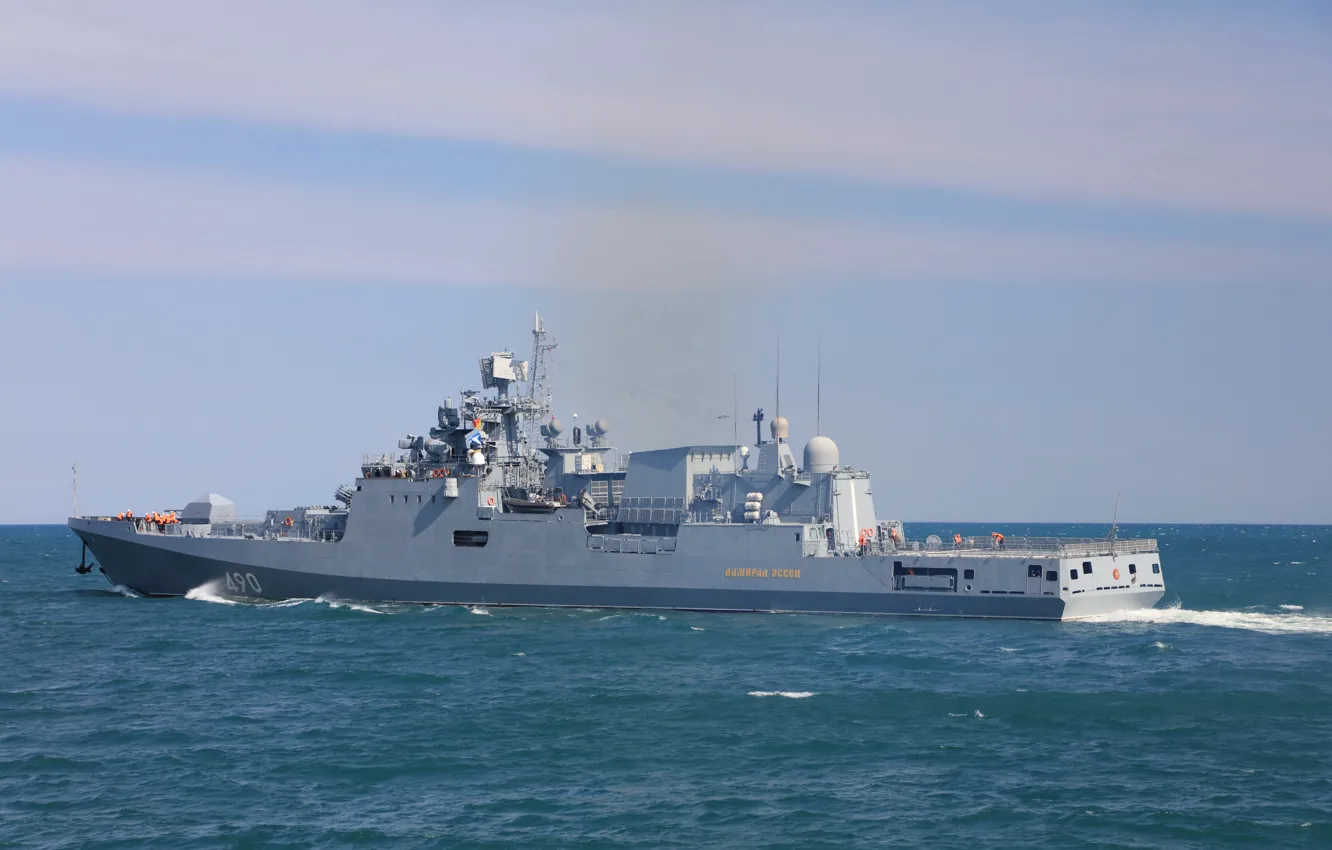 Photo wallpaper frigate, the project 11356, Admiral Essen