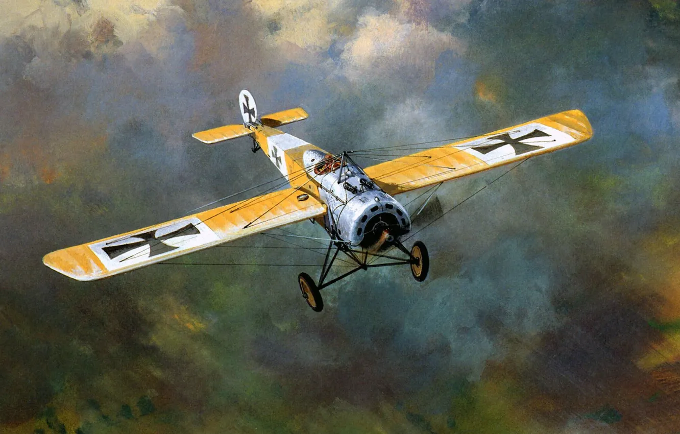 Photo wallpaper aviation, figure, fighter, art, the plane, roy cross
